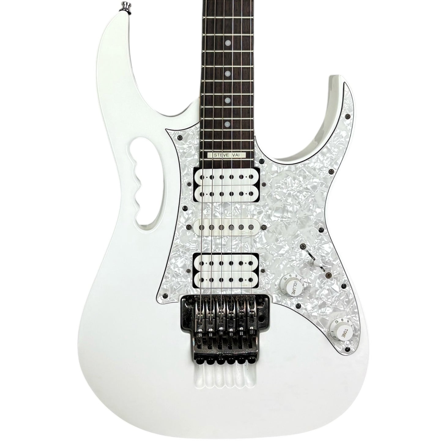 Ibanez JEM555 史蒂夫·瓦伊签名款 2008款 - 白色