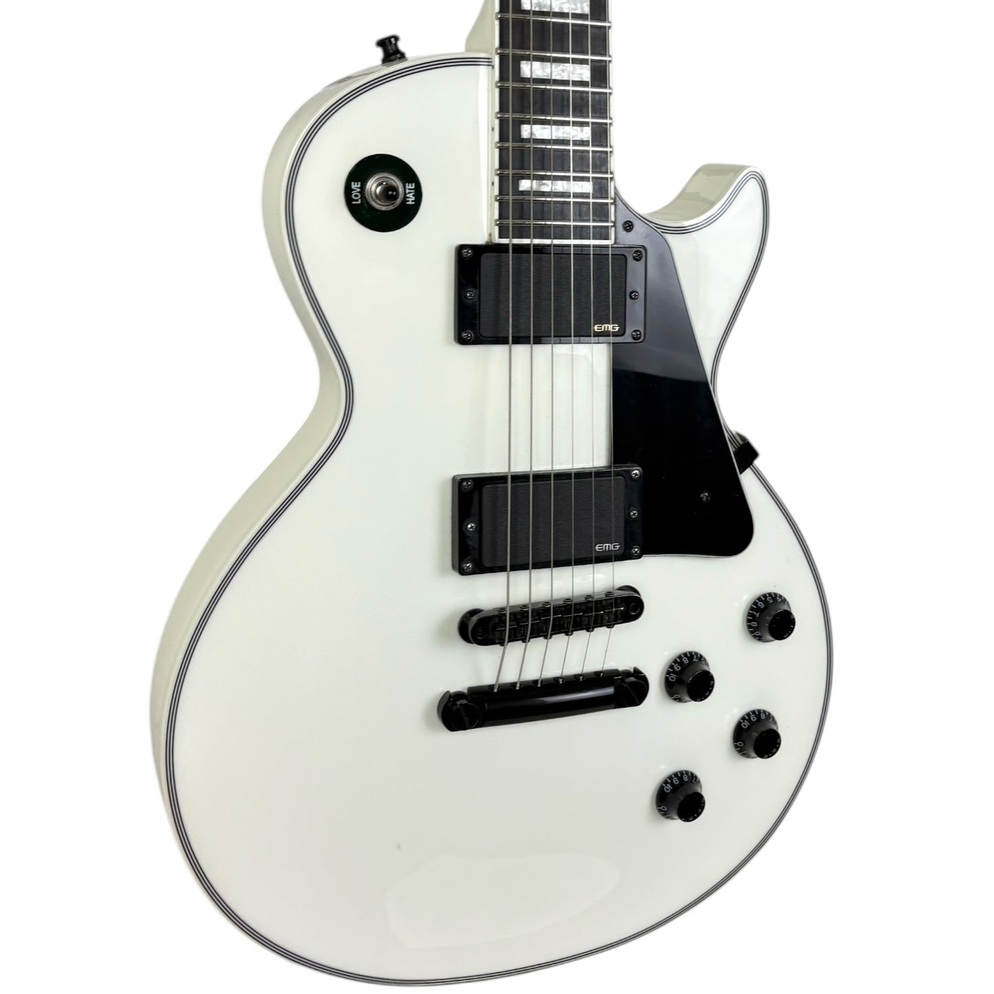 Edwards E-LP-130CD Les Paul - Polaris bílá