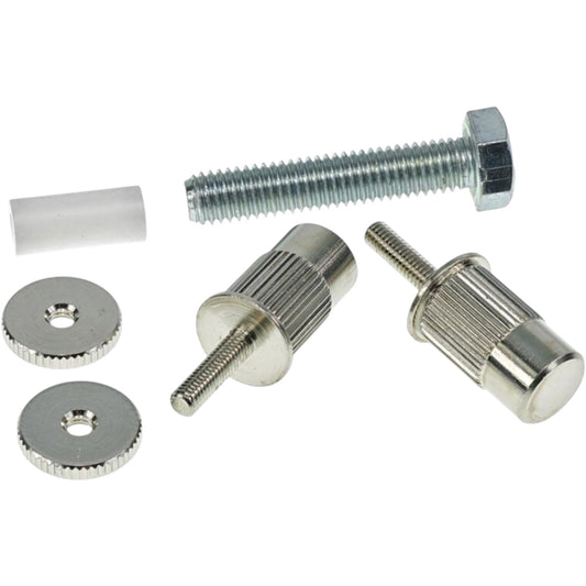 Faber E-sert-NG Faber E-sert = Epiphone, etc. to '59 ABR converter studs, 12mm/4mm, BELL BRASS, Nickel, gloss