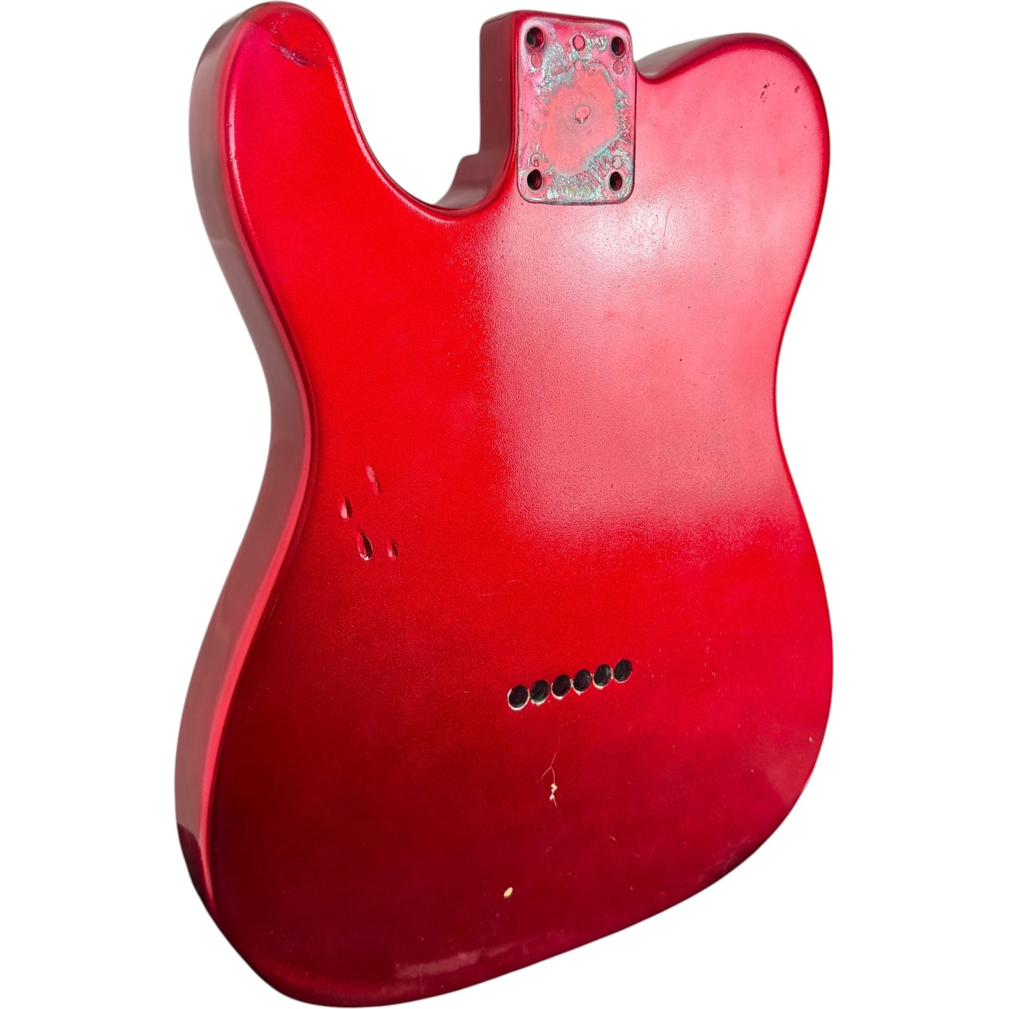 Fender Japan Telecaster-body – rood overgespoten