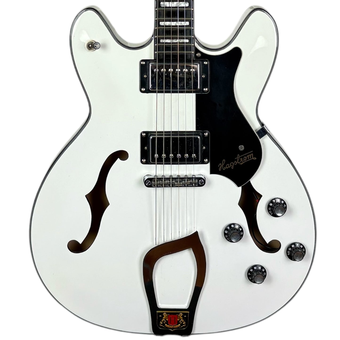 Hagstrom Viking Deluxe 2015 – høyglans hvit