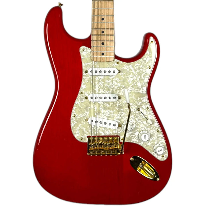 Fender Japan Mami Sasazaki Signature Stratocaster 2018 - Translucent Red - Pat´s Guitars