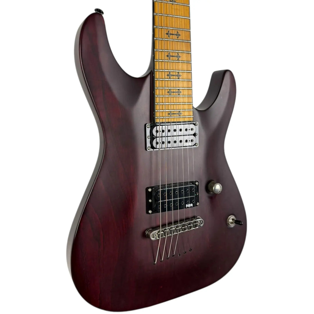 Schecter Jeff Loomis Signature JL-7 2009 - Vampyre Red Satin - Pat´s Guitars