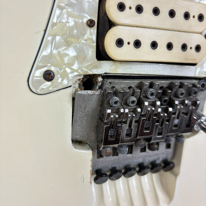 Ibanez JEM555 Steve Vai Signature - White - Defective