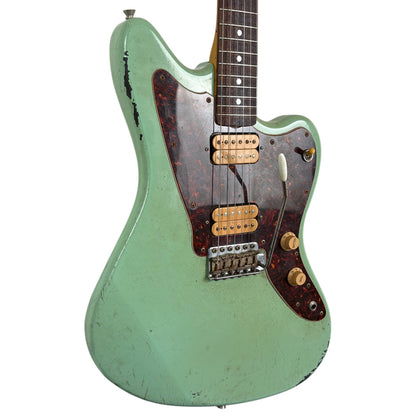 Squier by Fender Vista Series Jagmaster 1997-1998 – Repeinte vert écume de mer