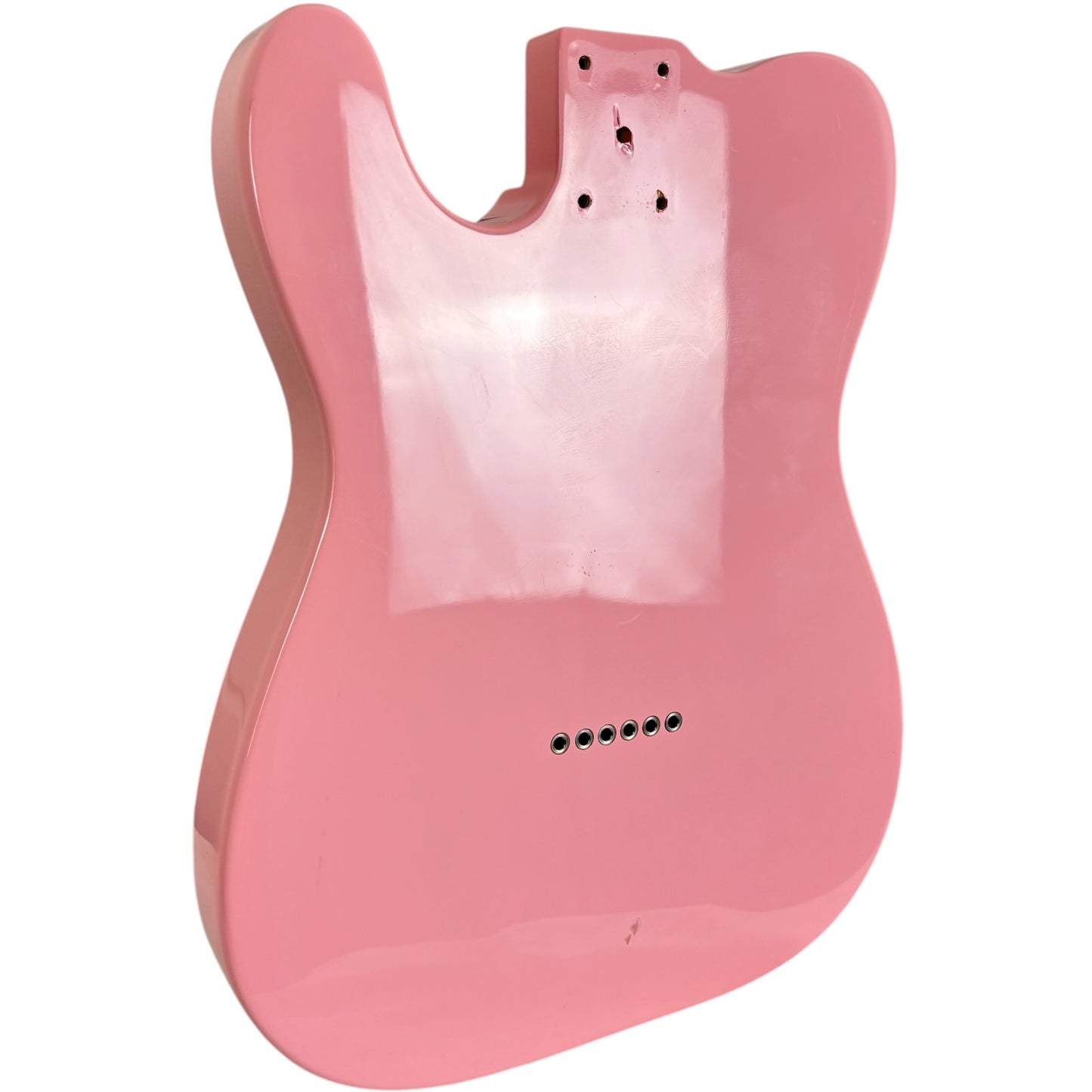 Tělo kytary Telecaster – růžové