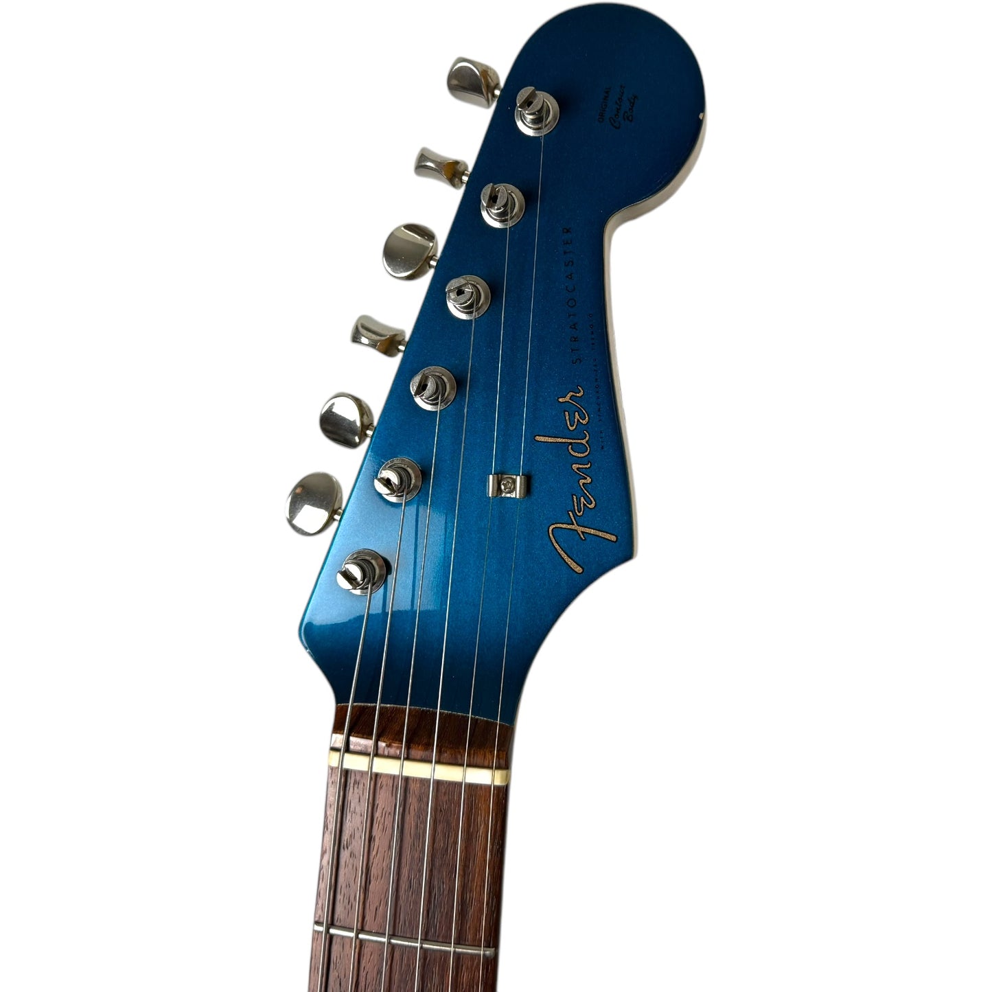 Fender Japan ST62-65AS ’62 Reissue Stratocaster Limited 40th Anniversary 1994 - Lake Placid Blue, matching Headstock