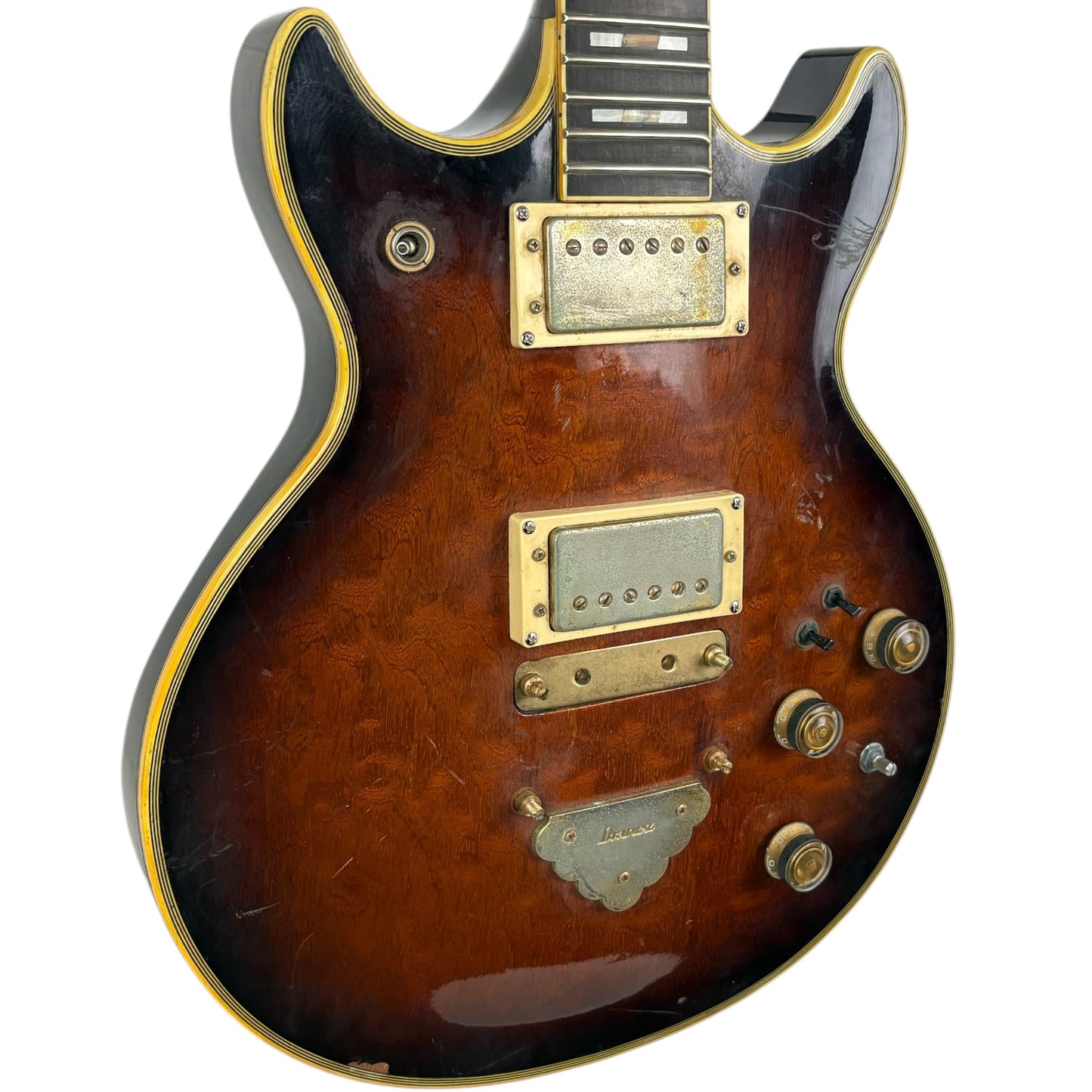 Ibanez Artist 1982 - 烟草渐变色 - 有缺陷
