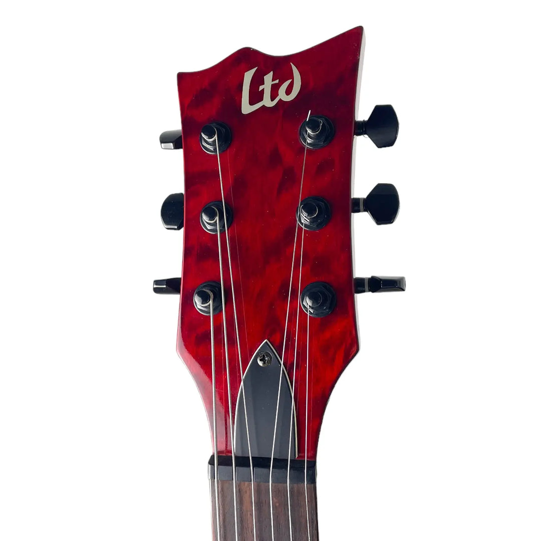 ESP LTD EC-100QM 2005 - See Thru Black Cherry - Pat´s Guitars