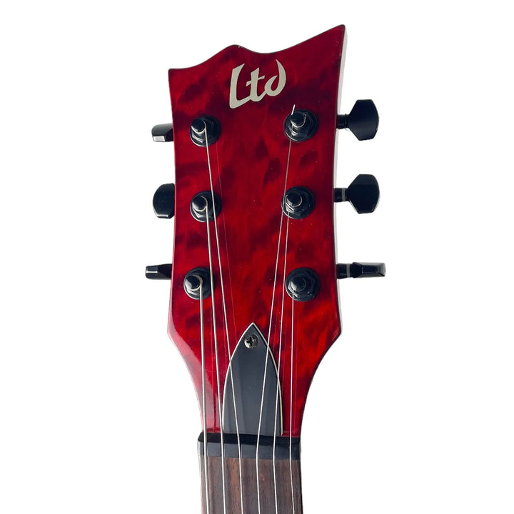 ESP LTD EC-100QM 2005 - See Thru Black Cherry - Pat´s Guitars