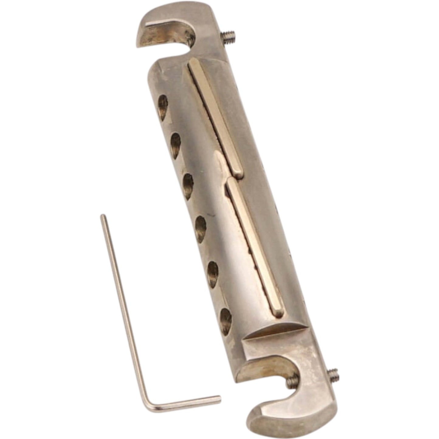 Faber TBWC-59 P-BR Faber Vintage Spec PURE ALU Ponte compensato avvolgente, non placcato, barra di intonazione: ottone