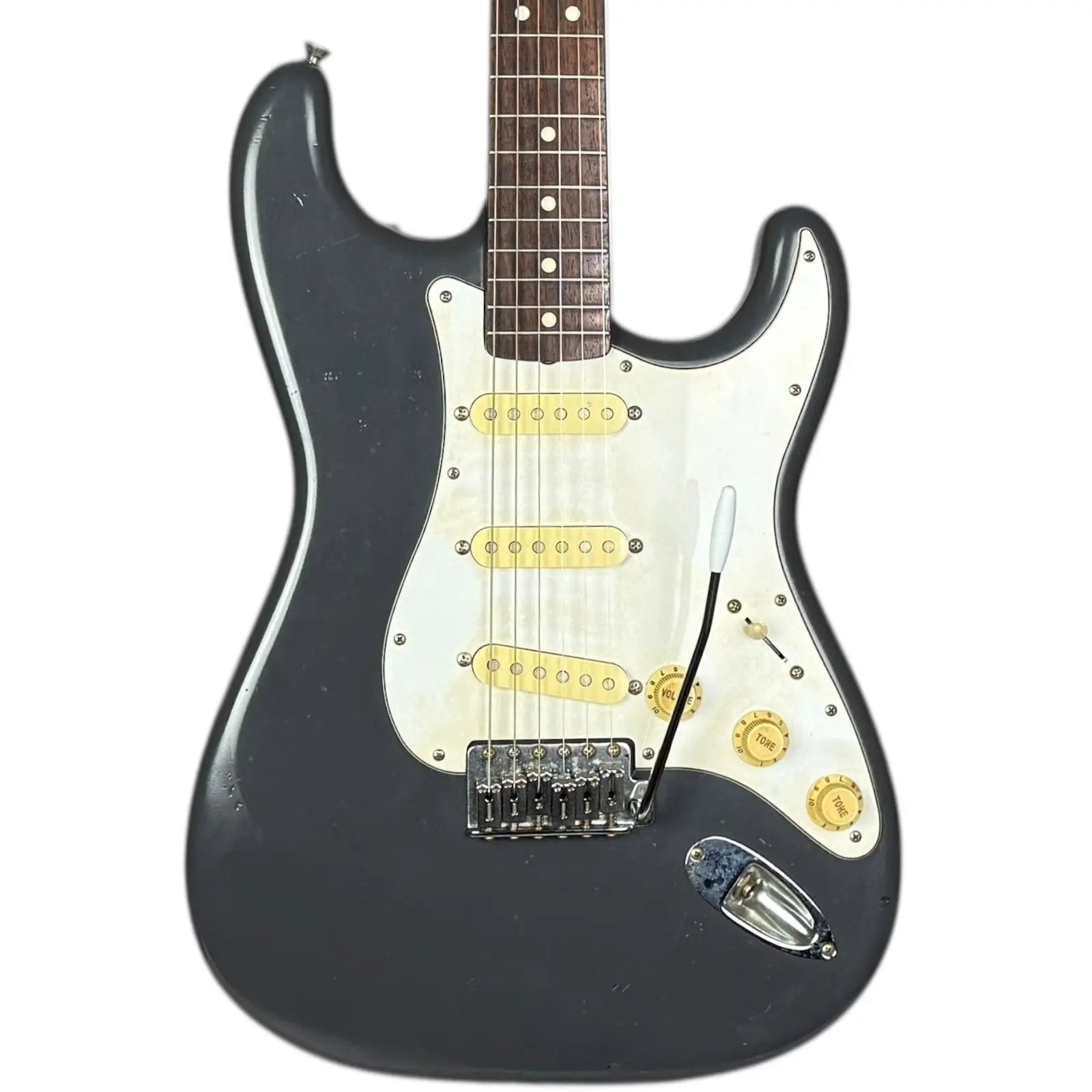 Fender 日本ST-STD 标准款Stratocaster 2013 - 灰色重涂- Pat´s – Pat