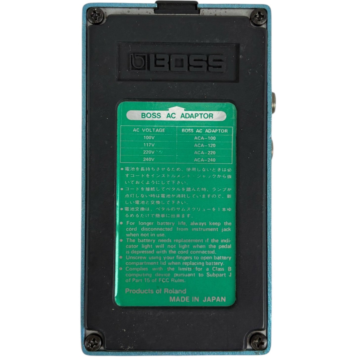 Boss CE-3 Chorus ефект педал - Япония