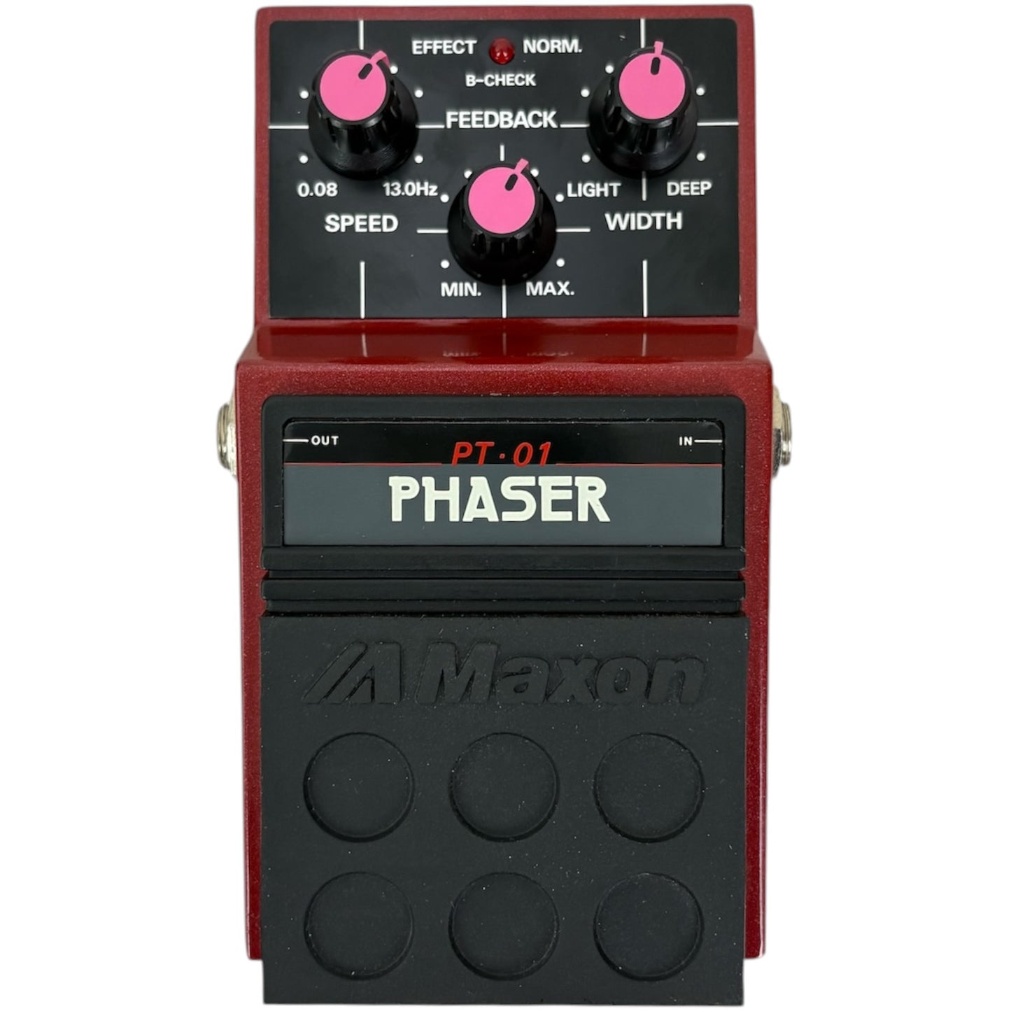 Maxon PT-01 Phaser Effect Pedal 1980s - Vintage Japan