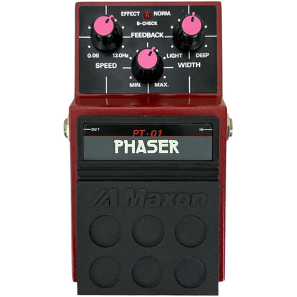 Maxon PT-01 Phaser Effect Pedal 1980s - Vintage Japan