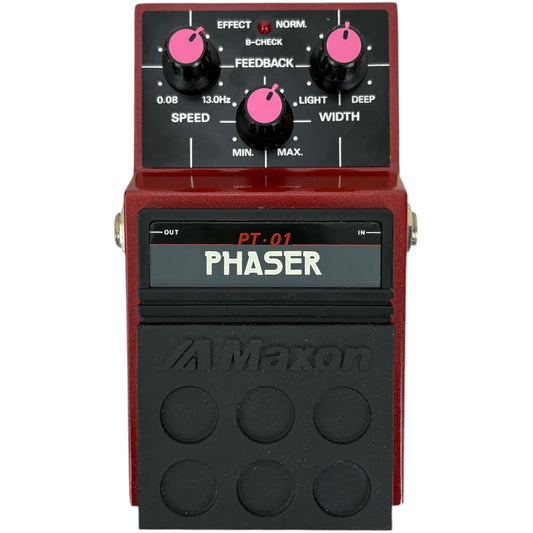 Maxon PT-01 Phaser Effect Pedal 1980s - Vintage Japan