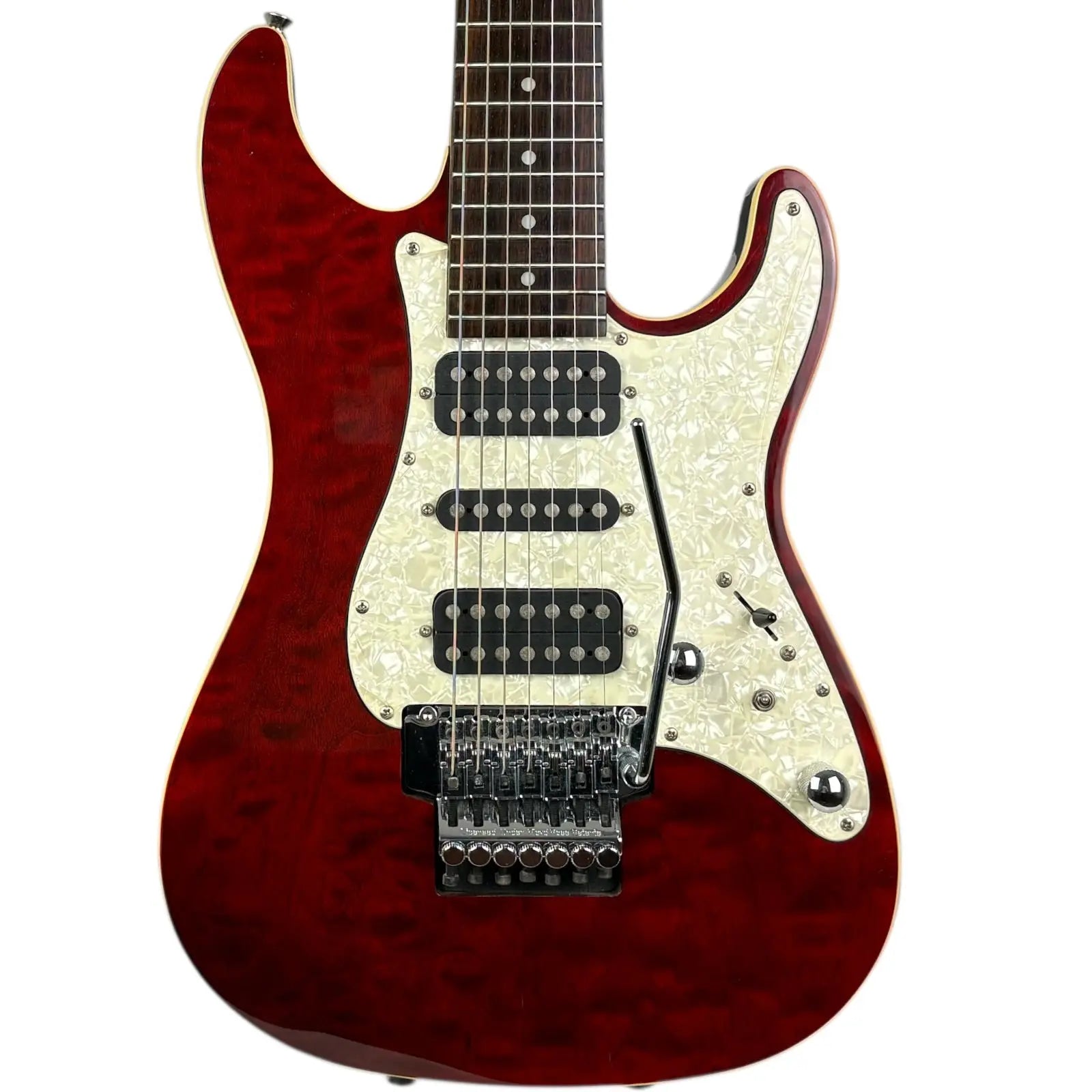 Schecter Japan Progauge 7-String PS600 - Translucent Cherry – Pat