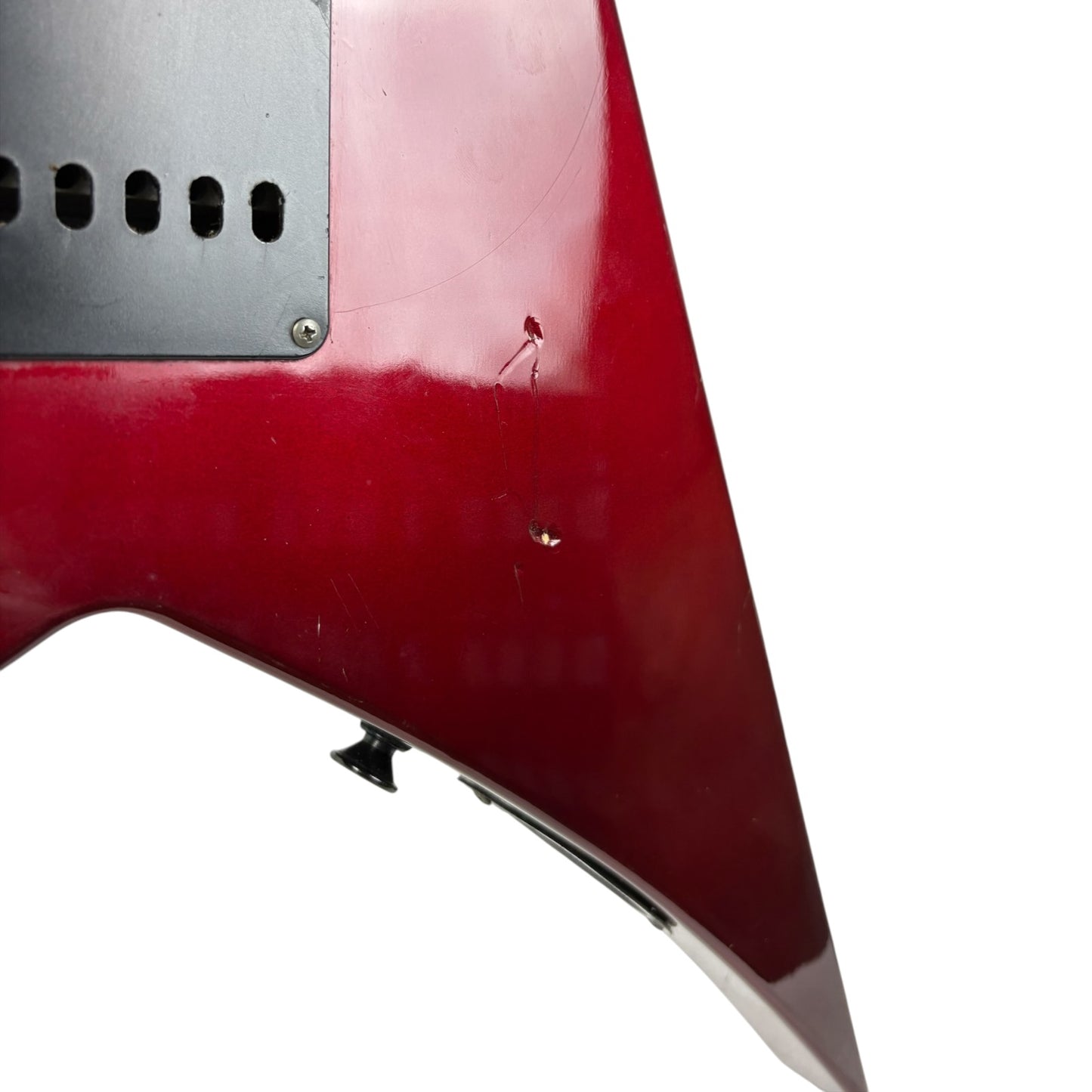 Team G.J. Grover Jackson Flying V - Rouge Vin