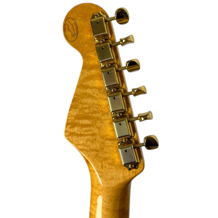 Fender Custom Shop Stratocaster 1990 - Black matching Headstock Fender