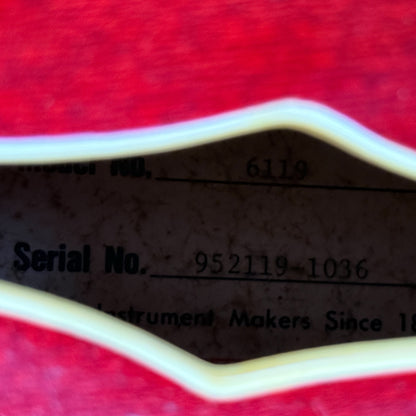 Gretsch 6119 Tennessee Rose 1995 - Vermelho-cereja