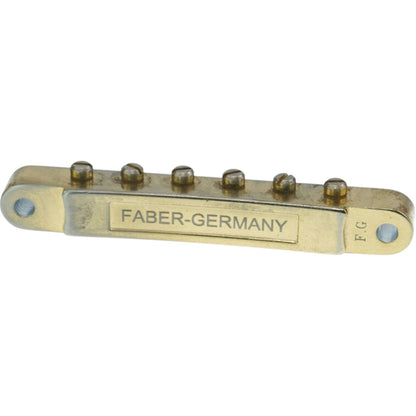 Faber ABRN-GA ABRN мост, пасва на болтове Nashv, остарено злато, месингови седла с позлата злато