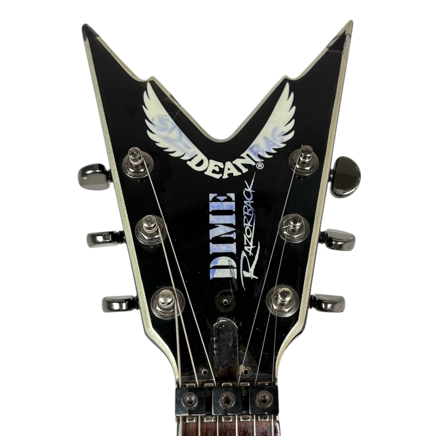 Dean Dimebag Darrel Signature Razorback 2006 - Zwart Zilver