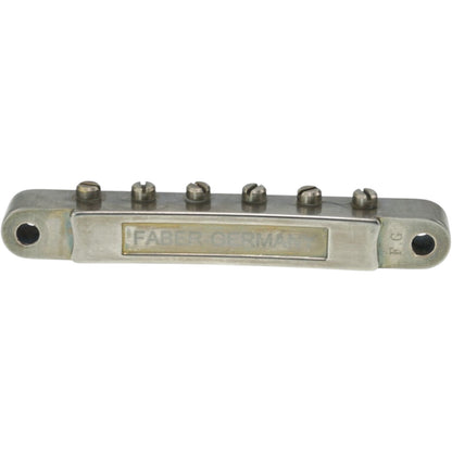 Faber ABRM-BA ABRM-brygga, passar 4 mm stift, åldrad nickel, mässingssadlar naturliga