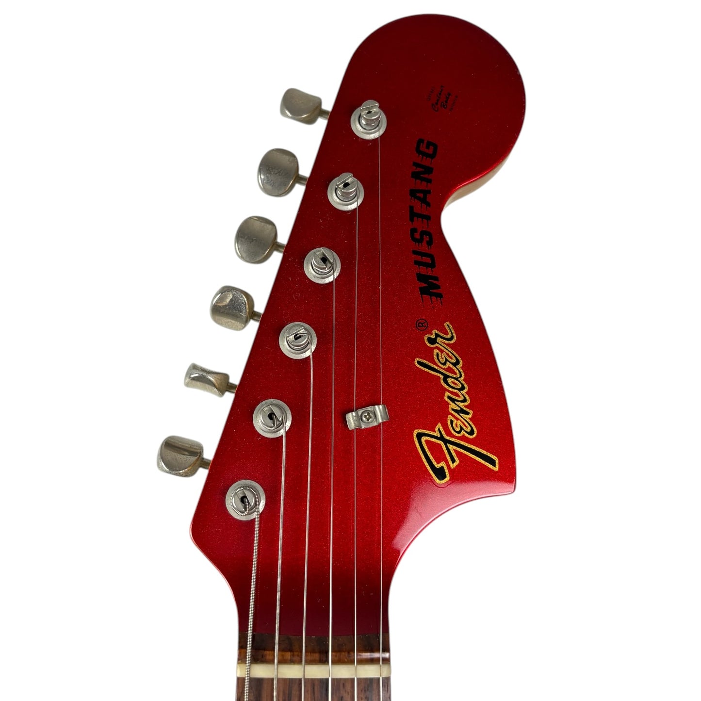 Fender Japan 69 Yeniden Üretim Mustang 1995-1996 - Candy Apple Kırmızısı