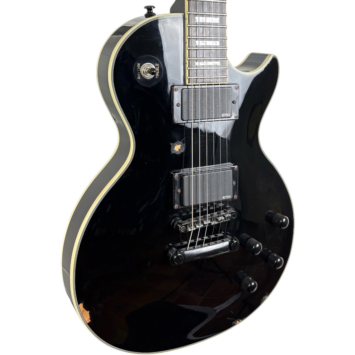 Epiphone Les Paul Custom EMG 2010 - Ebony