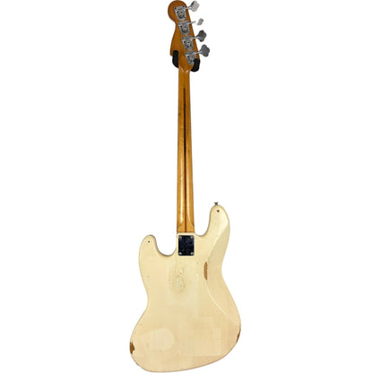 Fender Squier Series Jazz Bass - CS MOD - Bianco vintage