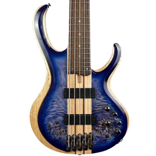 Ibanez BTB845 5-String Bass 2021 - Cerulean Blue Burst