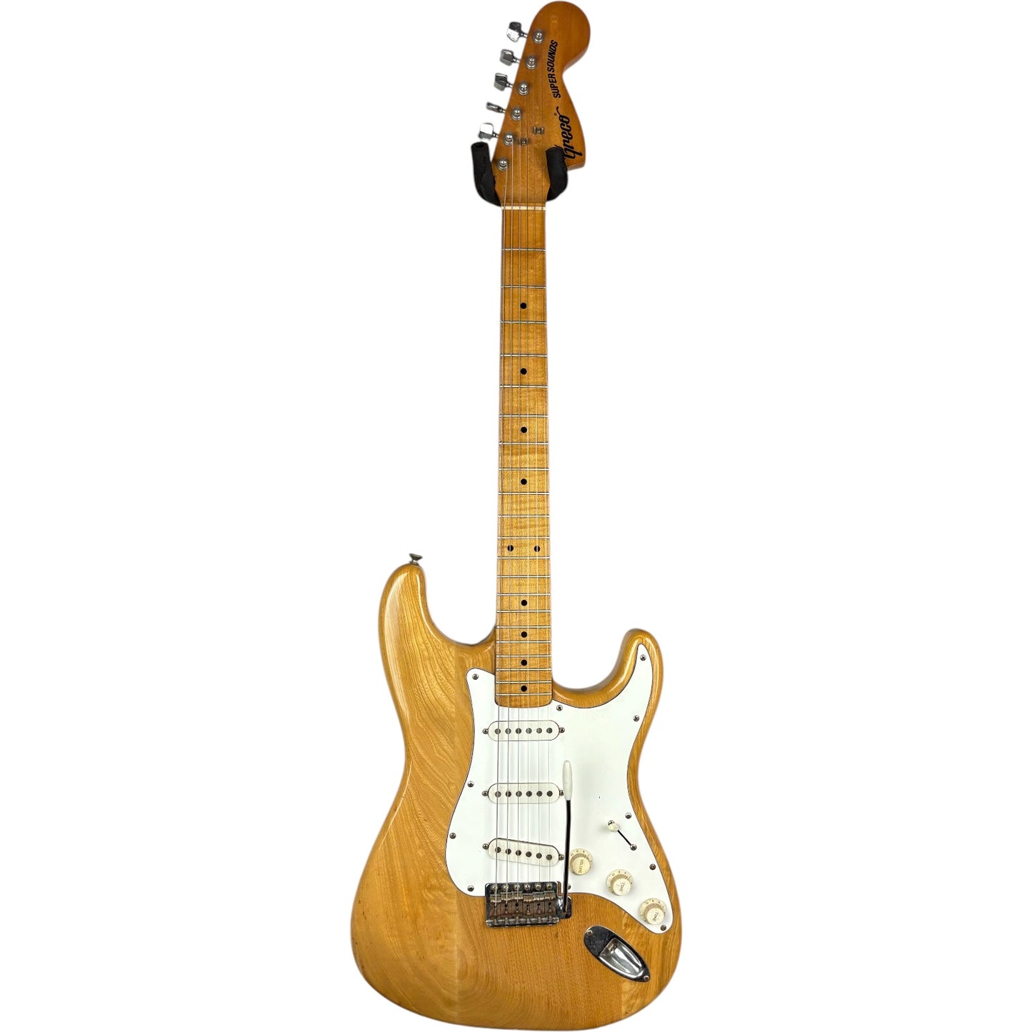 Greco Super Sounds Stratocaster 1977 - přírodní