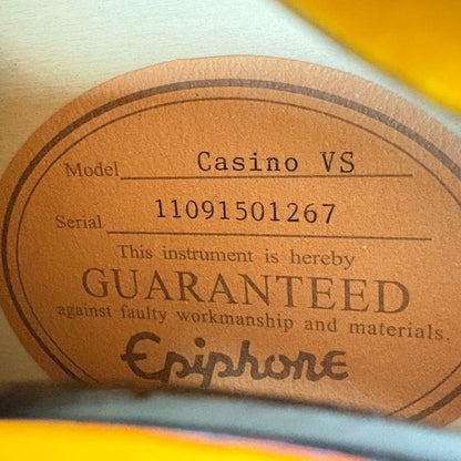 Epiphone Casino VS 2011 - Tobacco Burst