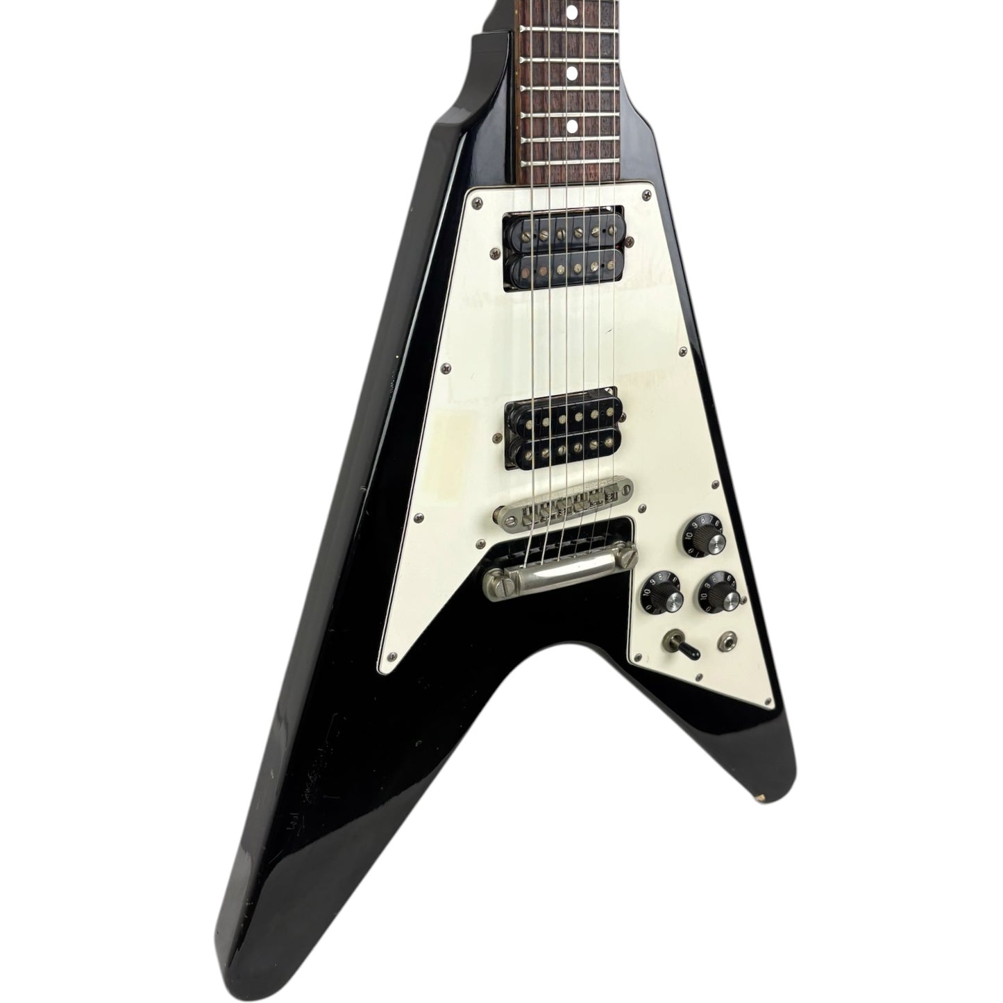Greco Flying V 1980 - Black - Vintage Japan