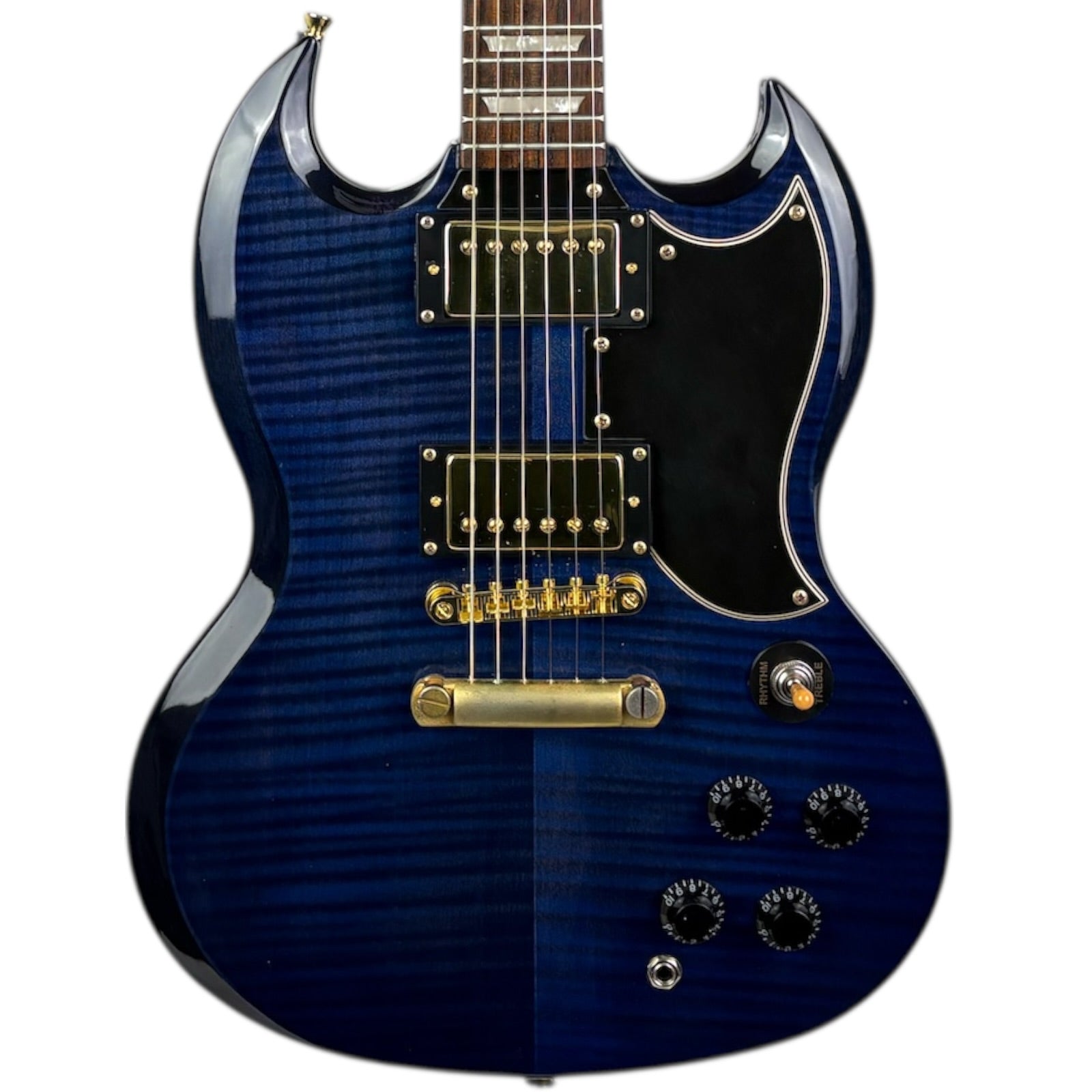 Epiphone SG LTD 2006 – ブルーフレイムトップ – Pat´s Guitars