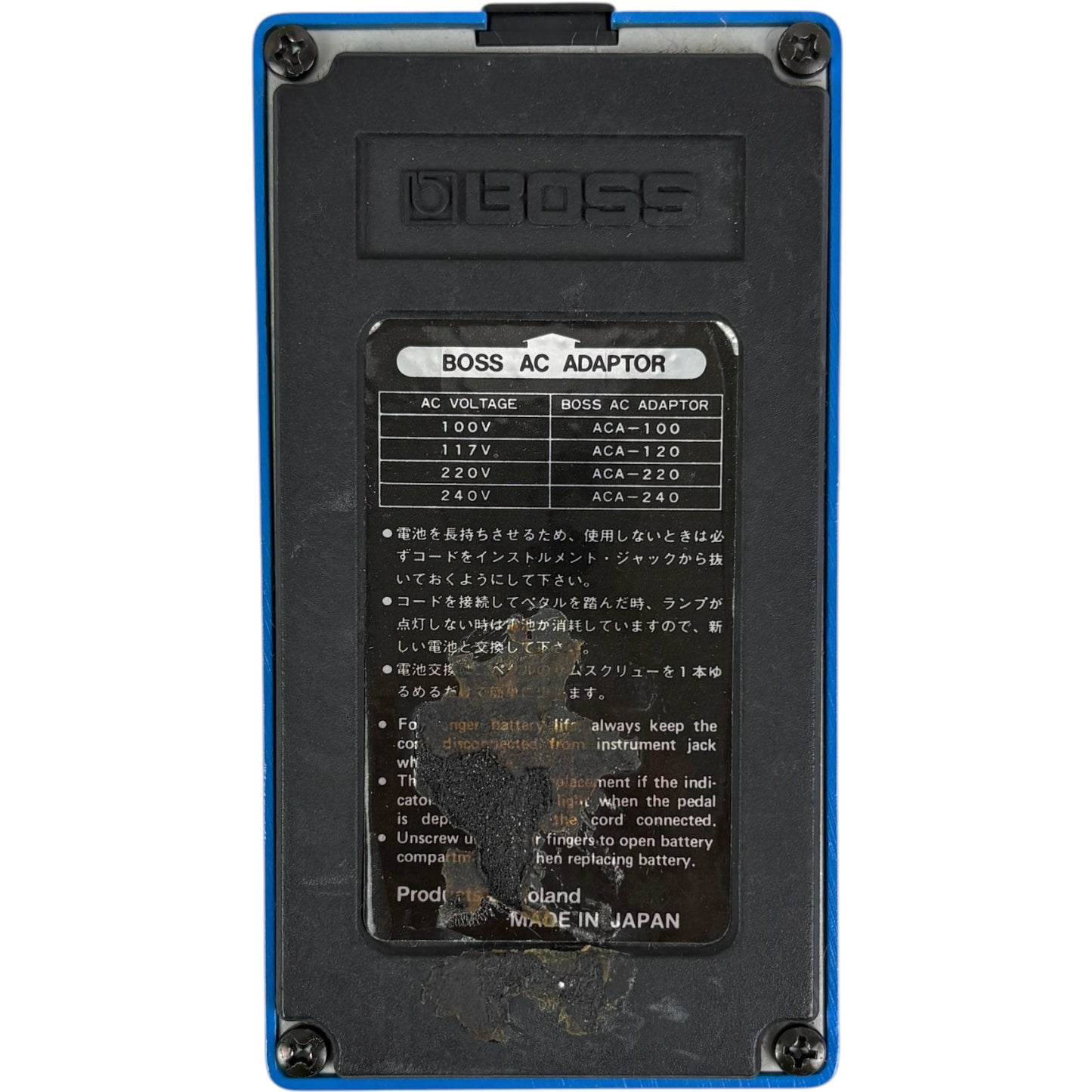 Boss CS-3 Compression Sustainer Effect Pedal - Japan