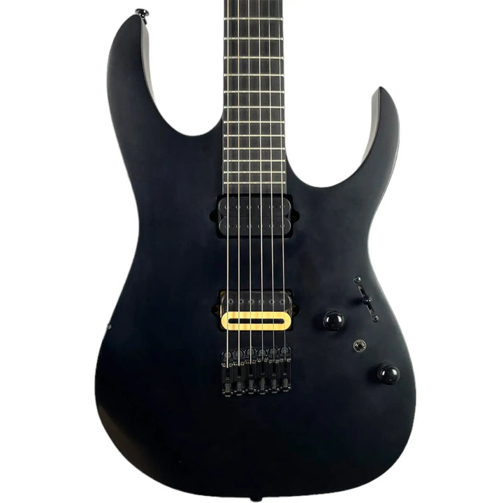 Ibanez Iron Label RGRTB621 2021 - Black Flat Ibanez