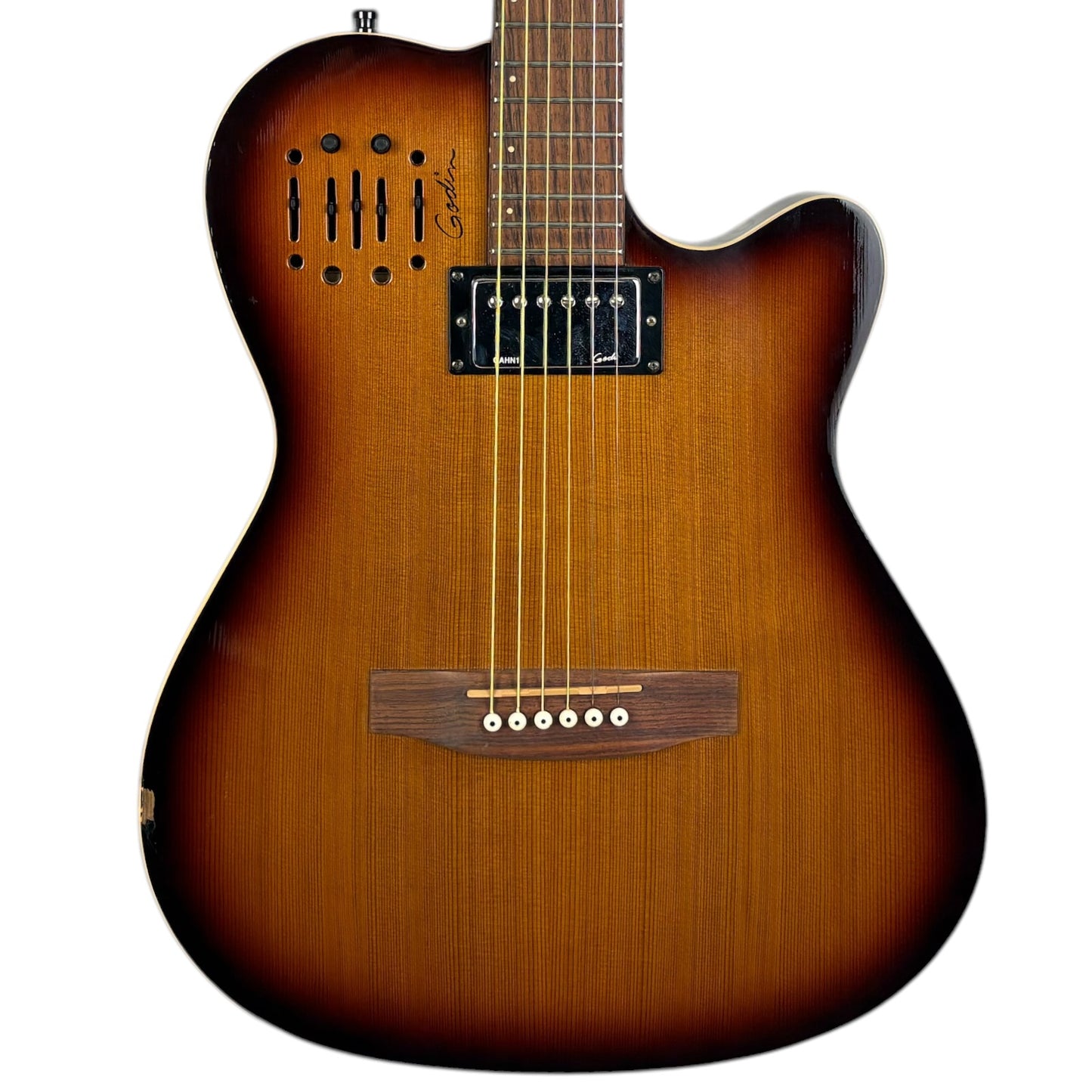 Godin A6 Ultra 2009 - Cognac Burst