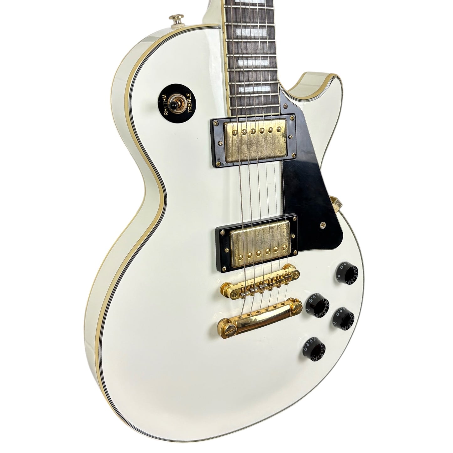 Epiphone Les Paul Custom 2010 – alpská bílá