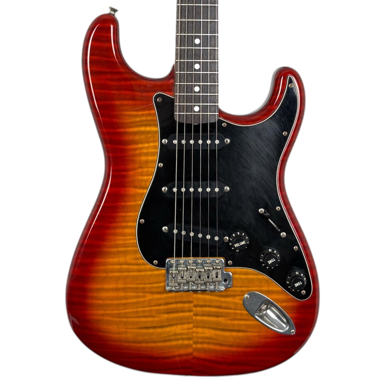 Squier by Fender Japan Silver Series Stratocaster SST-39 1993-1994 - Flame Red Burst