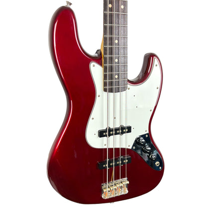Fender Japan Jazz Bass Réédition Années 60 1994-1995 - Rouge Vieux Candy Apple