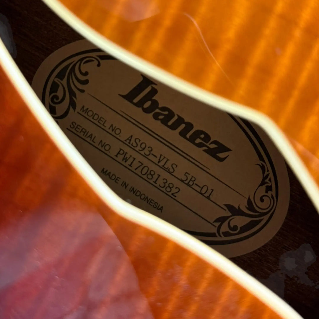 Ibanez AS93-VLS Pat´s Guitars