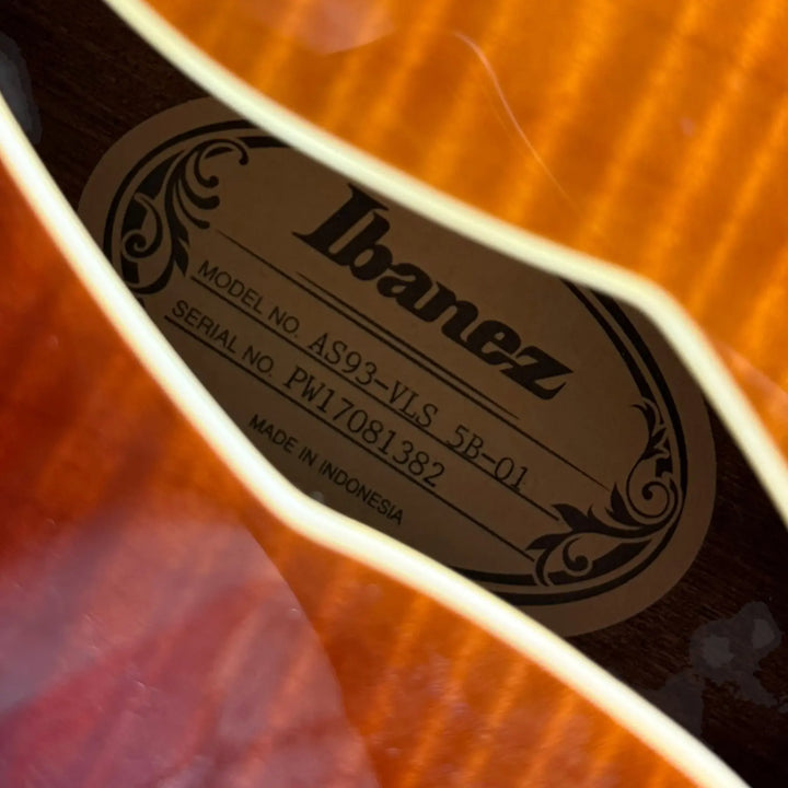 Ibanez AS93-VLS Pat´s Guitars