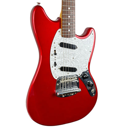 Fender Japan 69 Yeniden Üretim Mustang 1995-1996 - Candy Apple Kırmızısı