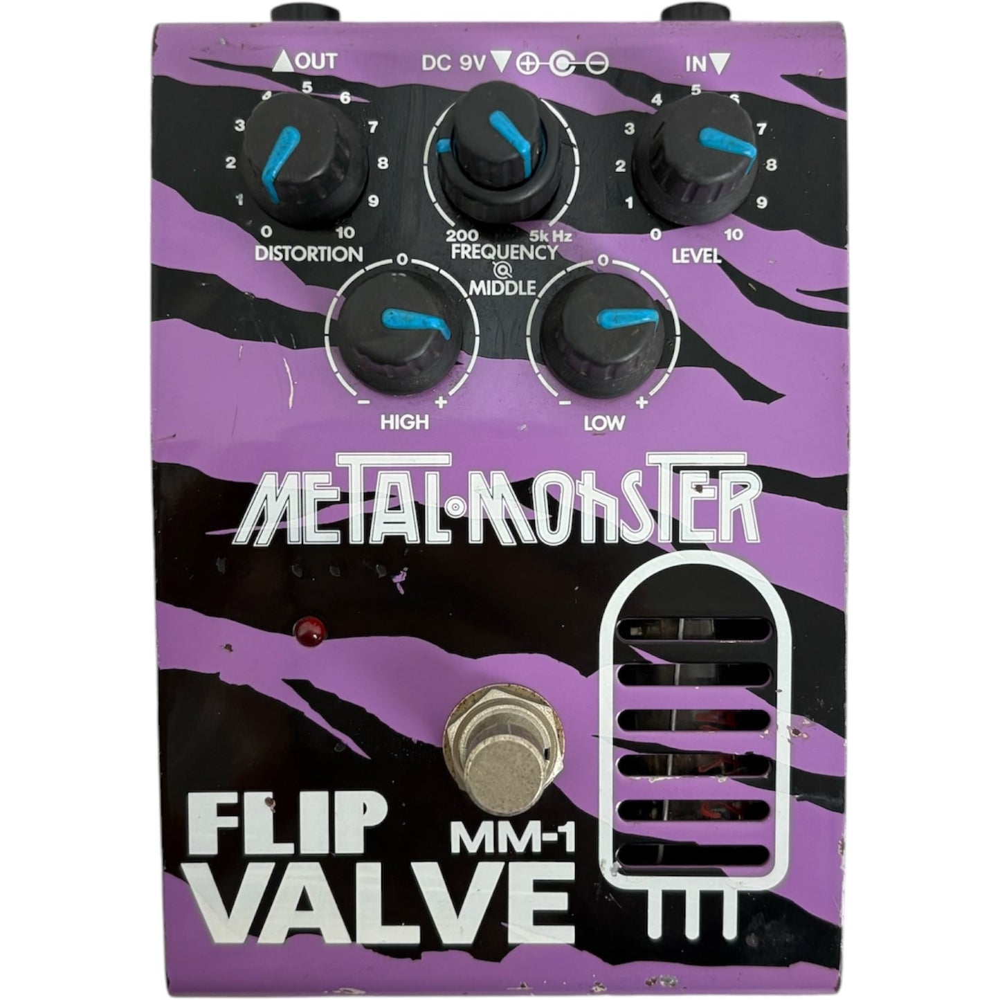 Guyatone MM-1 Metal Monster Flip Valve 1994 efektový pedál - vintage Japonsko