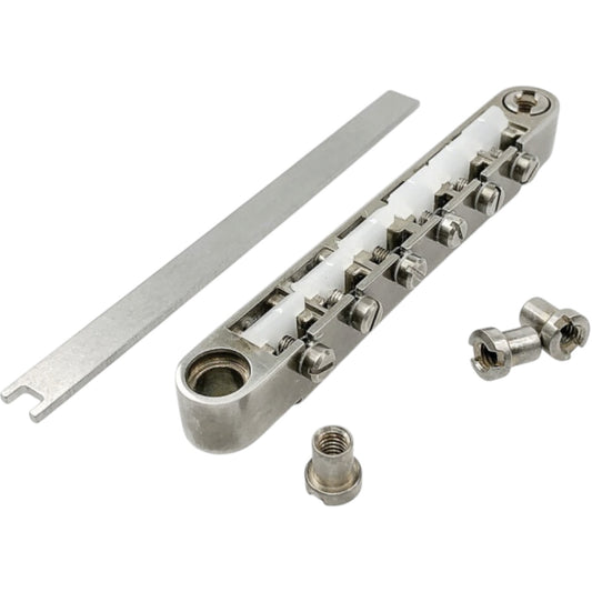 Faber ABRL-NAN ABRL Bridge, pat. pend. Locking System, Aged Nickel, Nylon saddles