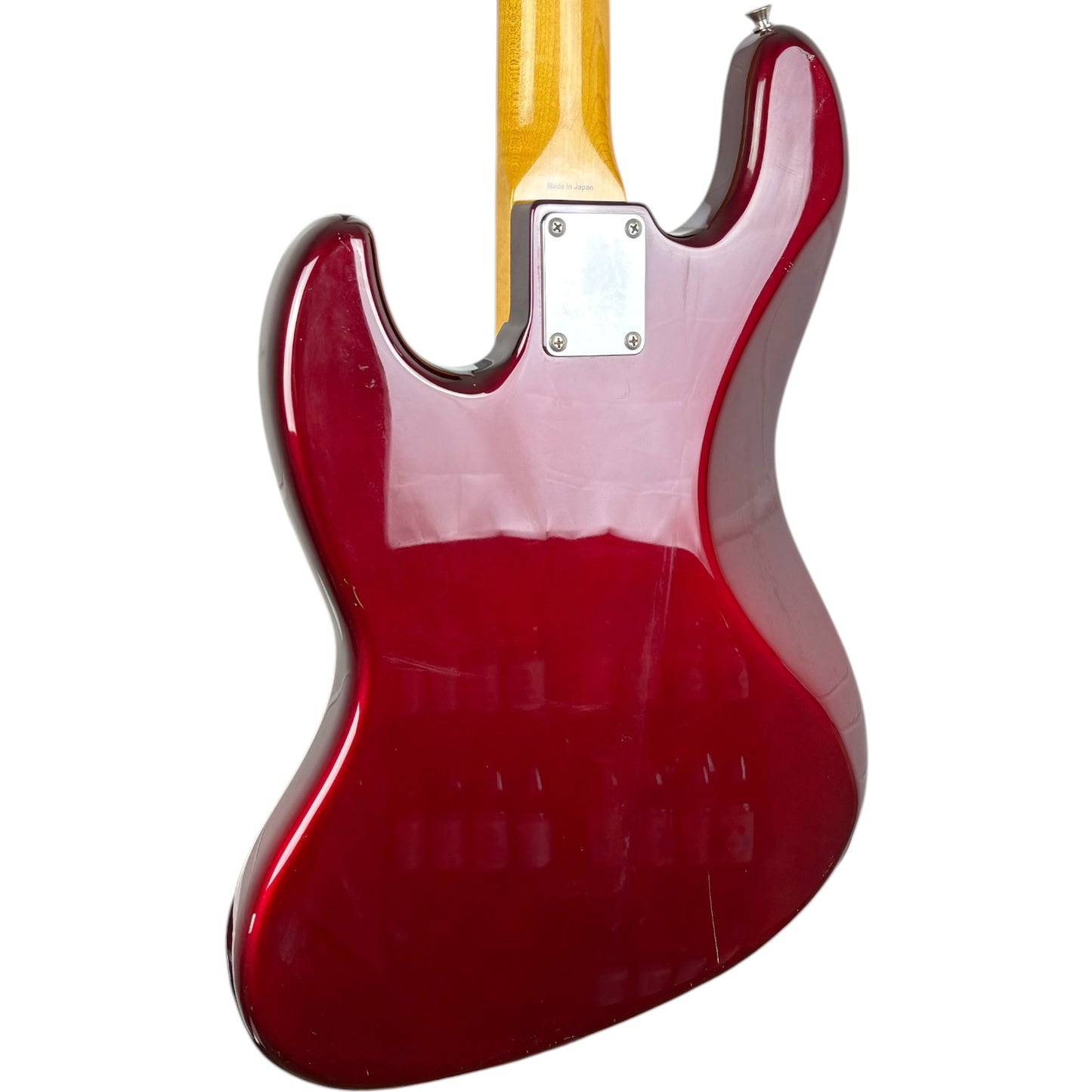 Fender Japan Jazz Bass Réédition Années 60 1994-1995 - Rouge Vieux Candy Apple