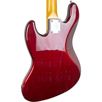 Fender Japan Jazz Bass Réédition Années 60 1994-1995 - Rouge Vieux Candy Apple