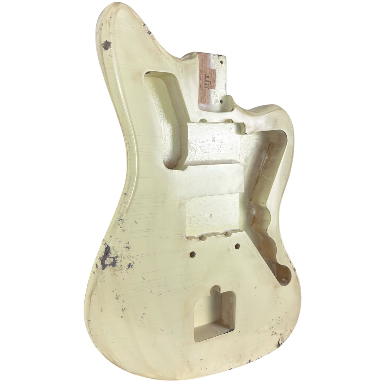 MJT Aged Relic Nitro Jazzmaster Body - Vintage White