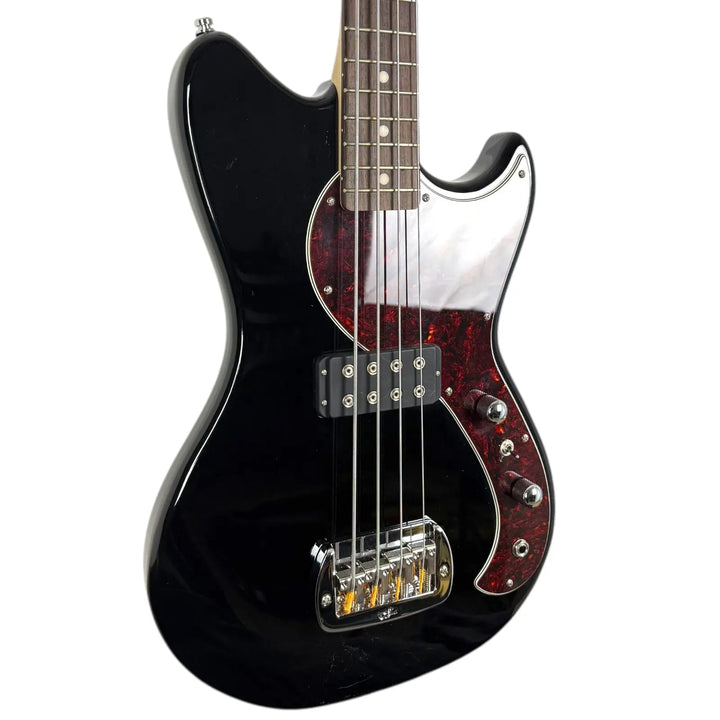 G&L Tribute Series Fallout Short Scale Bass 2022 - Black - Pat´s Guitars